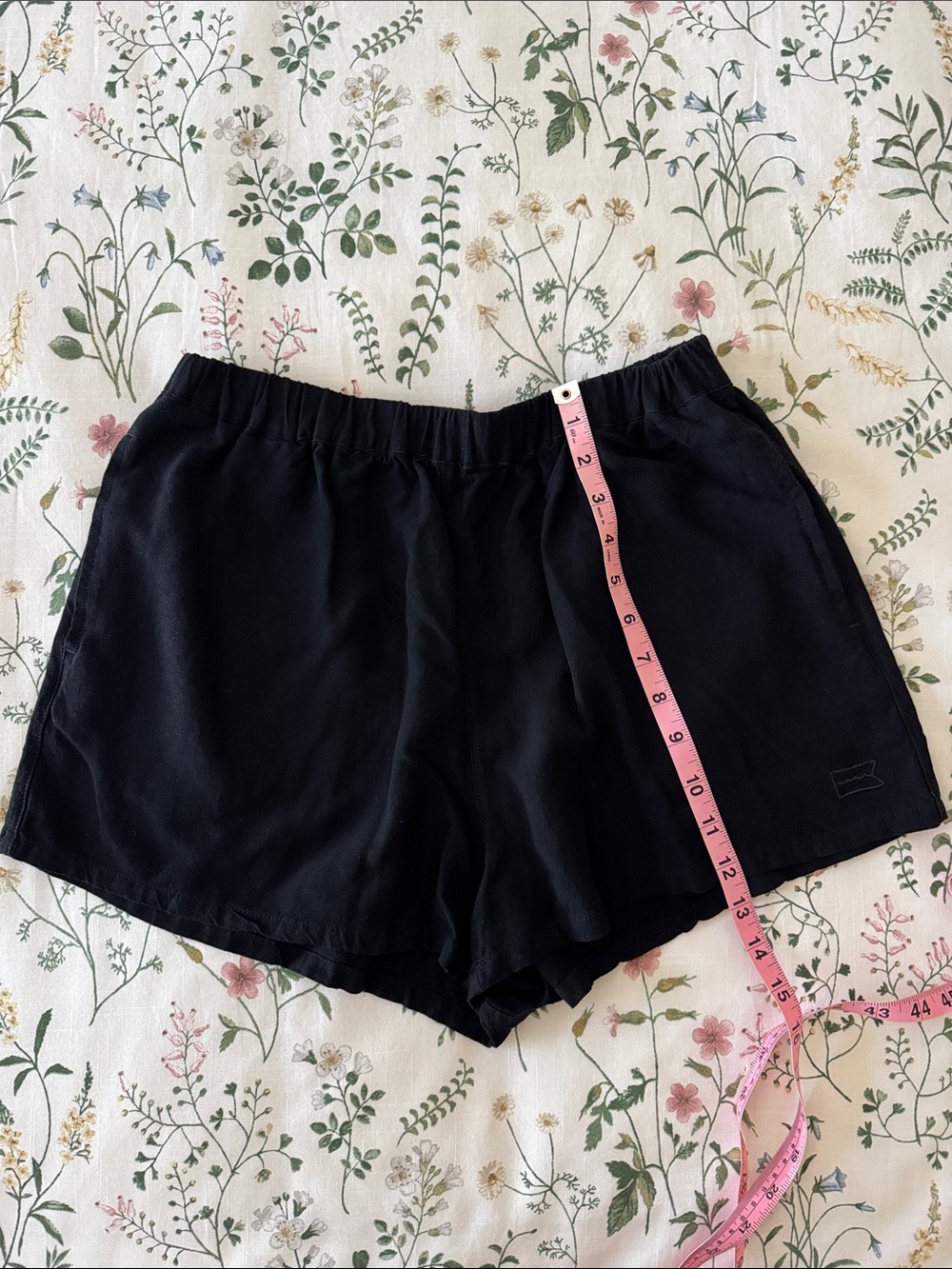Aloha Exchange W's High Waisted linen Shorts - Black M Medium - Picture 4 of 7